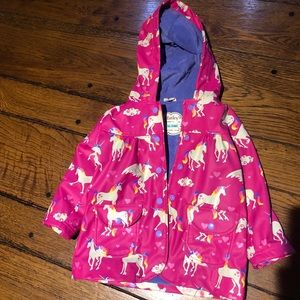Hatley rain jacket size 2 can fit 3 as well